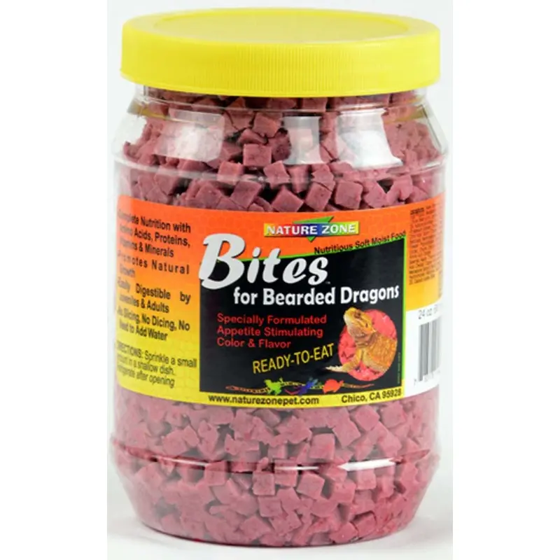 Nature Zone Bearded Dragons Bites Gel Food 24 oz