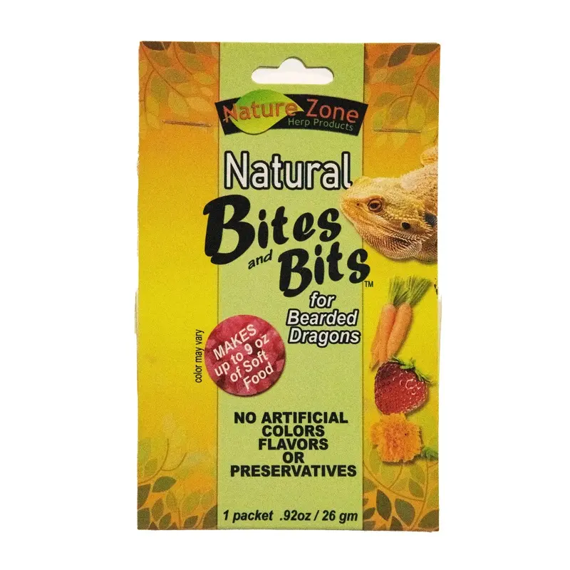 Nature Zone Natural Bites & Bits for Bearded Dragons .92oz