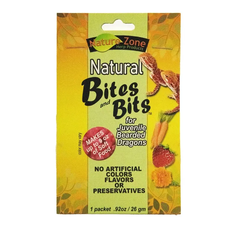 Nature Zone Natural Bites & Bits for Juvenile Bearded Dragons .92oz
