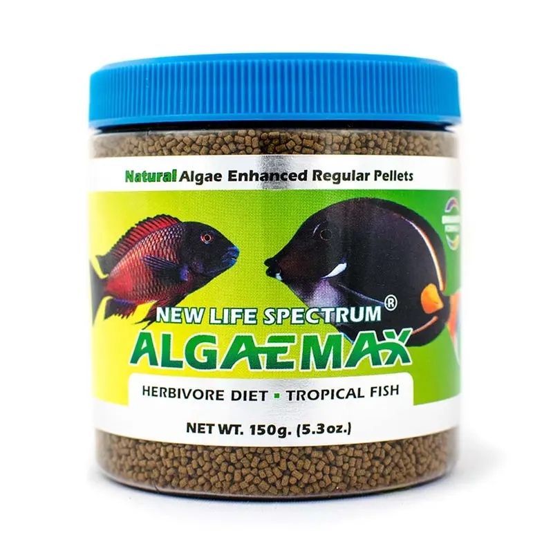 New Life Spectrum Algaemax Sinking Pellets Fish Food 5.3oz Regular