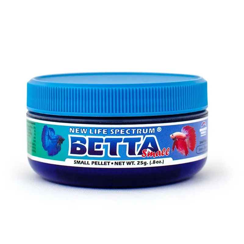 New Life Spectrum Betta Pellets Fish Food 0.8oz SM