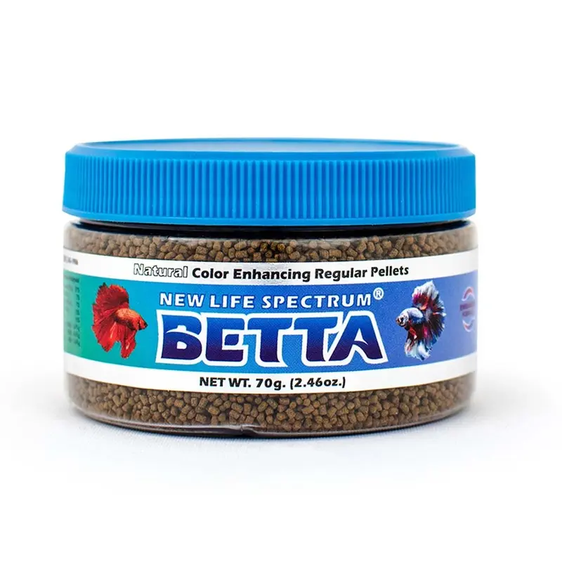 New Life Spectrum Betta Pellets Fish Food 2.46oz Regular