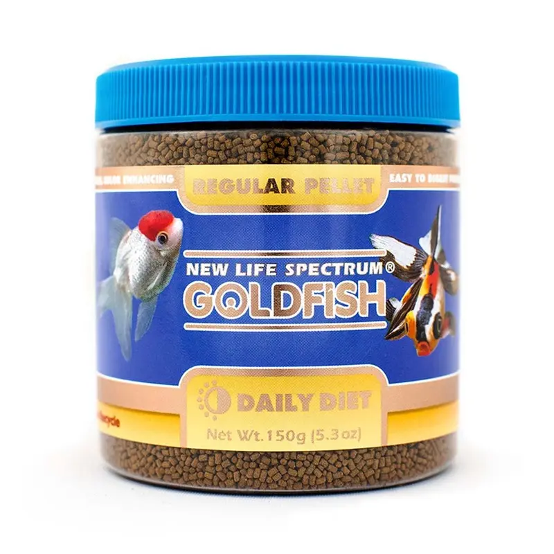 New Life Spectrum Goldfish Pellets Fish Food 5.3oz Regular