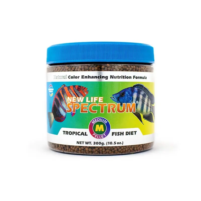 New Life Spectrum Tropical Sinking Pellets Fish Food 10.5oz MD
