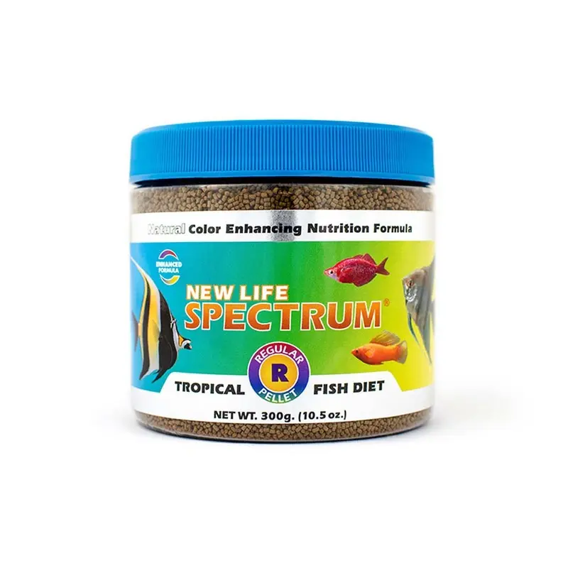 New Life Spectrum Tropical Sinking Pellets Fish Food 10.5oz Regular