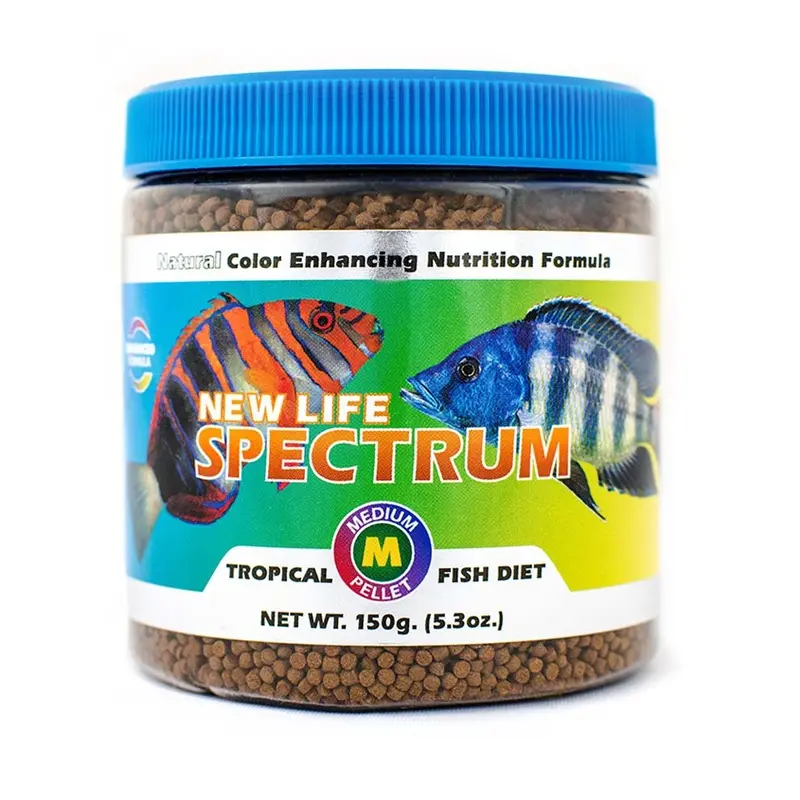 New Life Spectrum Tropical Sinking Pellets Fish Food 5.3oz MD